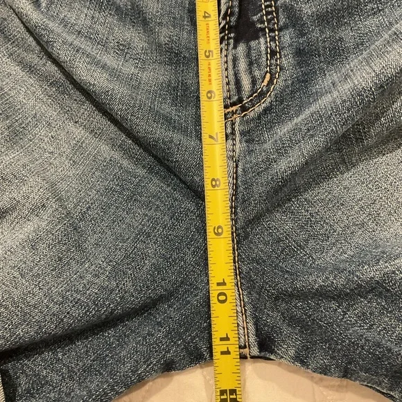 Silver Jeans SUKI Indigo Cuffed Shorts 16W - Picture 10 of 13